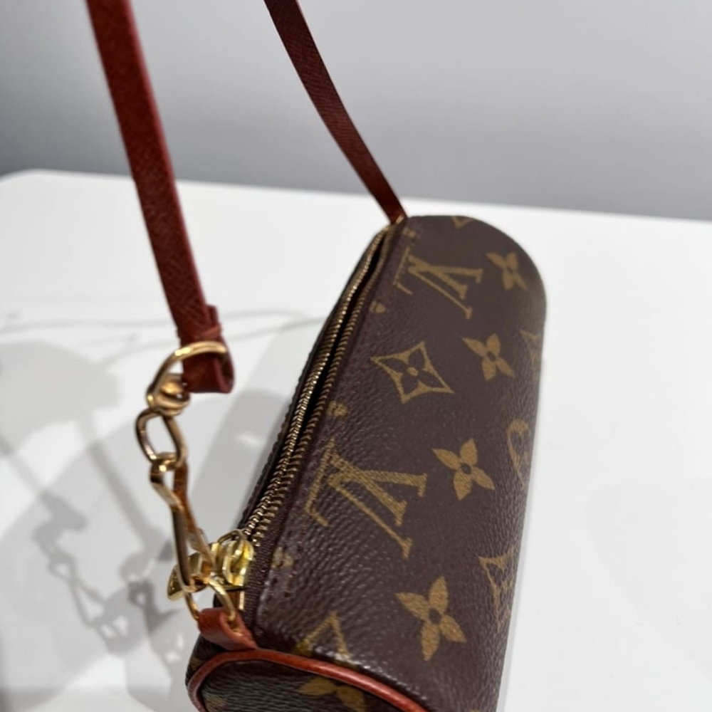 Louis Vuitton Brown Monogram Wristlet